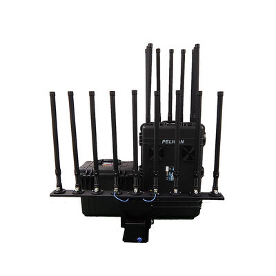 3KM Drone Detection And Jamming Positioning UAV Defense System High Power