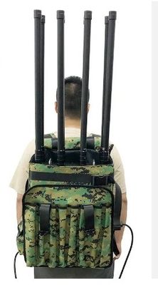 Backpack 2km drone to detect 8-band drone countermeasures