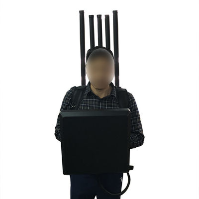 150W Sandproof Military Drone Countermeasures Equipment Jamming Backpack