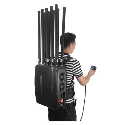 10 Band Waterproof Anti Drone Frequency Blocker Interference Jamming Backpack