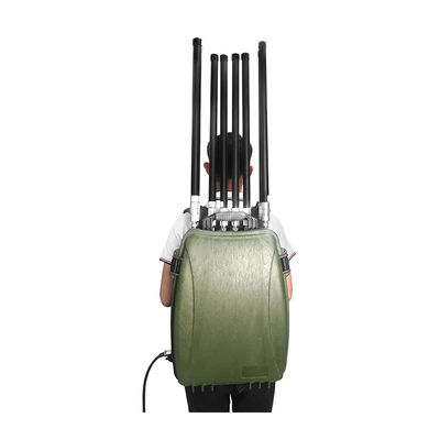 Portable Drone Signal Jammer High Power Frequency Defense Backpack 3KM