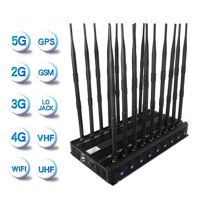 Military Prison Phone Rf Signal Jammers Cell Phone Scrambler For Schools 2.4G 5.2G 5.8G