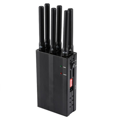 Handheld GPS Mobile Data Jammer Cell Phone Wifi Blocker for VHF UHF signal