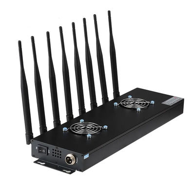 Indoor Universal Jammer WIFI Signal Scrambler GPS LTE Cell Phone 80W