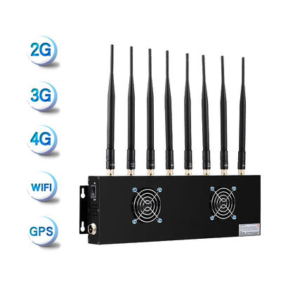 Indoor Universal Jammer WIFI Signal Scrambler GPS LTE Cell Phone 80W