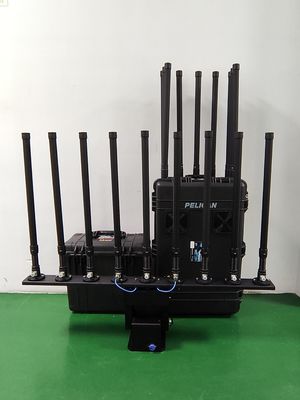 Portable Drone Omnidirectional Countermeasures Trolley Equipment Customized Frequency Bands Integrated Design