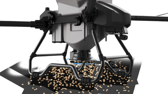 Agricultural Unmanned Aircraft Centrifugal Nozzle System 80L Payload For Seeding
