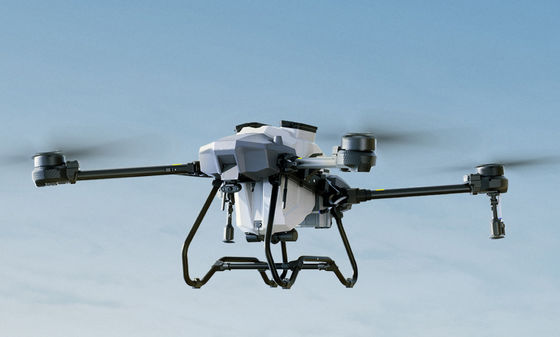 Advanced Ultrasonic Flowmeter Drone with Z-Shaped Folding Boom for Easy Transport