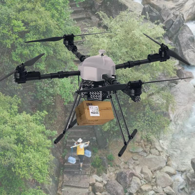 15kg Freight Capacity Professional Carrier Drone with Drop Thrower and 1000 Nits Display