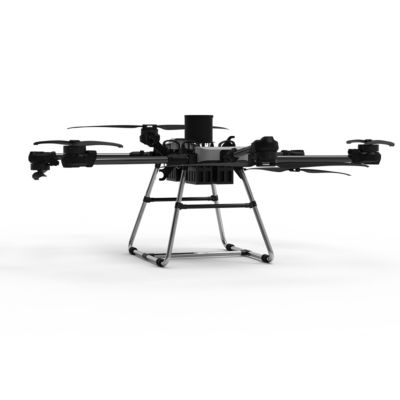 Equipped with quick-disassembly four battery compartments / front and rear folding six-rotor design / new fuselage structure / modular design / extremely strong compatibility