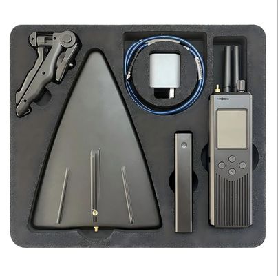 Ultra Portable Drone Jammer Operating Alone or Seamlessly Coupling with Counter Drone Guns