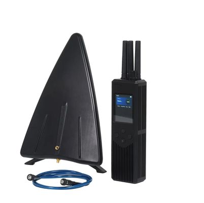 Ultra Portable Drone Jammer Operating Alone or Seamlessly Coupling with Counter Drone Guns