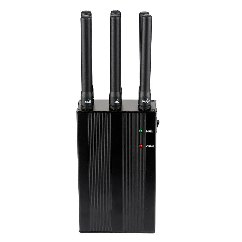 Handheld GPS Mobile Data Jammer Cell Phone Wifi Blocker for VHF UHF signal