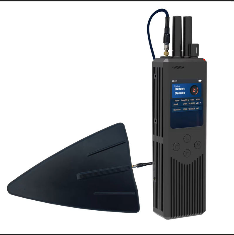 Compact Portable Drone Detector with Mobile Phone Control and 300mm DF Antenna