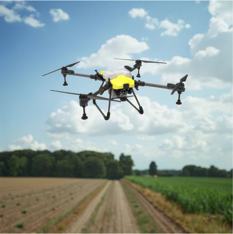 Carbon Fiber Agricultural Drone for Pesticide Spraying and Front Obstacle Avoidance Radar