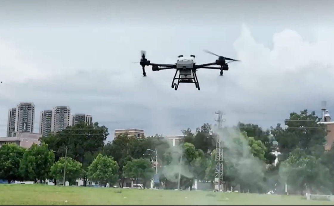 Revolutionary JIS HV50 Disinfection Drone 2300mm Wheelbase 5-10m/s Flight Speed Powerful Motor for Plant Protection