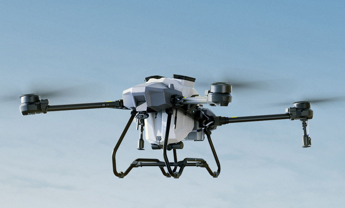Advanced Ultrasonic Flowmeter Drone with Z-Shaped Folding Boom for Easy Transport