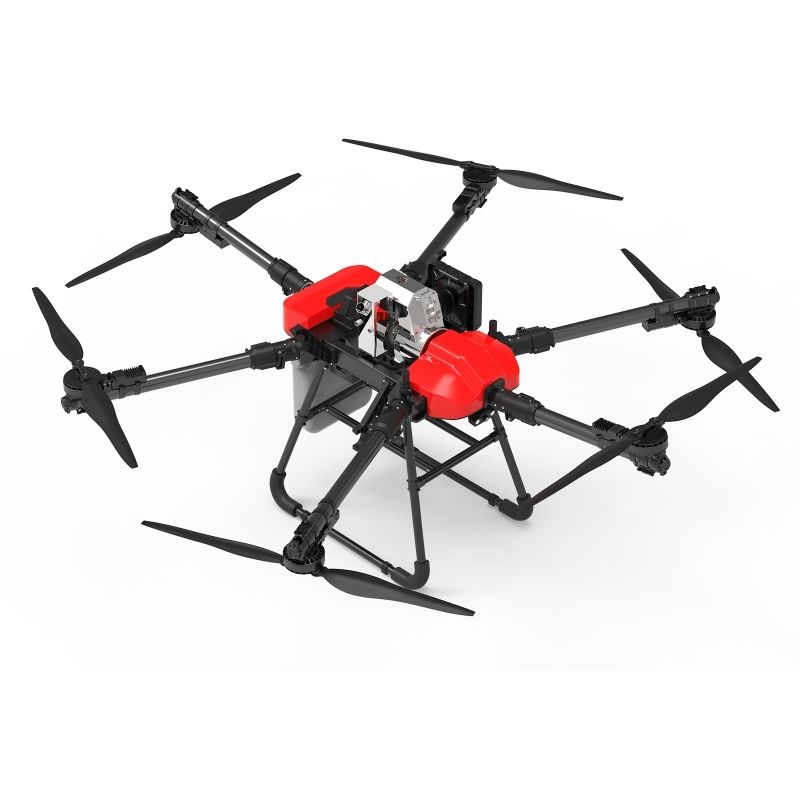 Six-axis extended-range electric-hybrid flight platform / petrol-powered unmanned aircraft