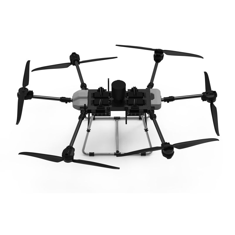 Equipped with quick-disassembly four battery compartments / front and rear folding six-rotor design / new fuselage structure / modular design / extremely strong compatibility