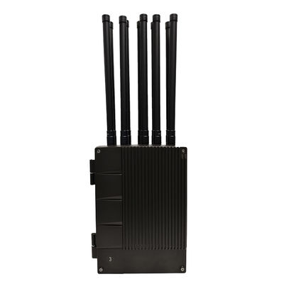 Electromagnetic 5km Drone Jammer Frequency Blocker UAV Countermeasures Equipment