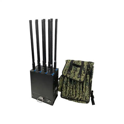 Backpack 2km drone to detect 8-band drone countermeasures