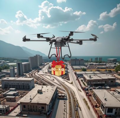 4K camera mounted on a professional drone/drone camera 4K /outdoor drones/High-loading drones/GPS drone/Six-Rotor drone/delivery drone/remote control professional drone/LED light equipped drone