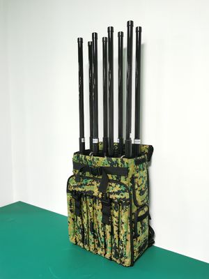 Portable Backpack Drone Jammer With Omni-Directional Antenna and Plug-In Battery Design